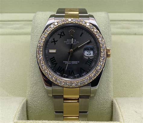 rolex datejust diamond bezel 41mm.